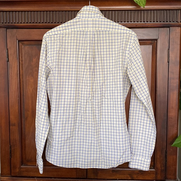 Ralph Lauren 100% cotton Custom Fit Long Sleeve Button Down Windowpane check - Picture 2 of 14